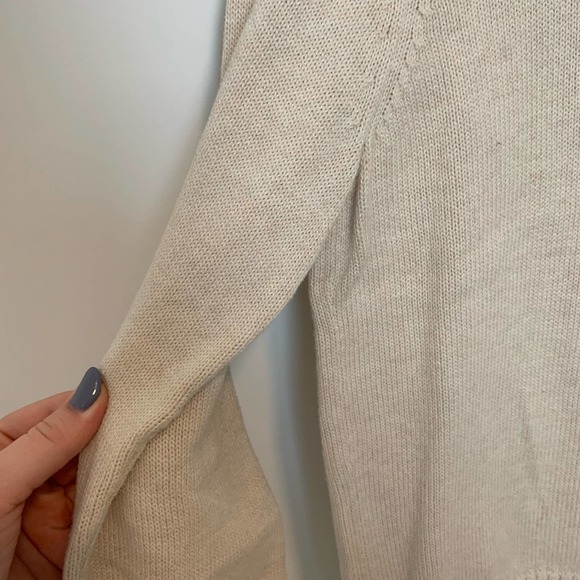 Jeanne Pierre Pullover Long Sleeve Mock Neck Sweater Size Large 100% Cotton - Picture 13 of 15